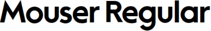 Mouser Font Preview