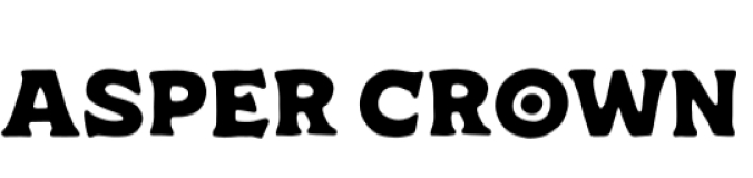 Asper Crown Font Preview