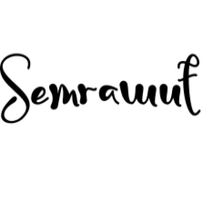 Semrawut Font Preview