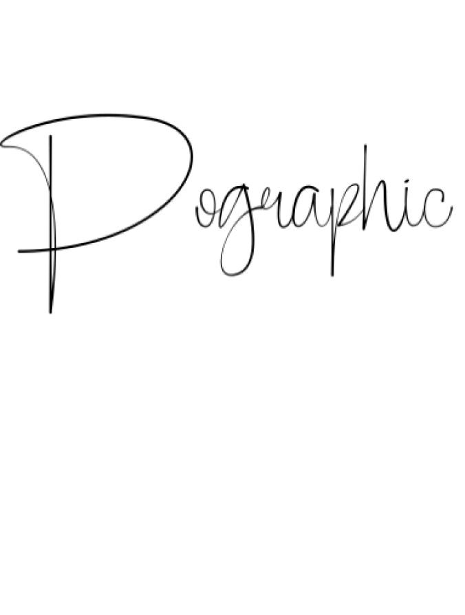 Pographic Font Preview