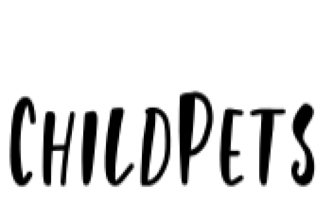 ChildPets Font Preview
