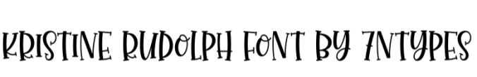 Kristine Rudolph Font Preview