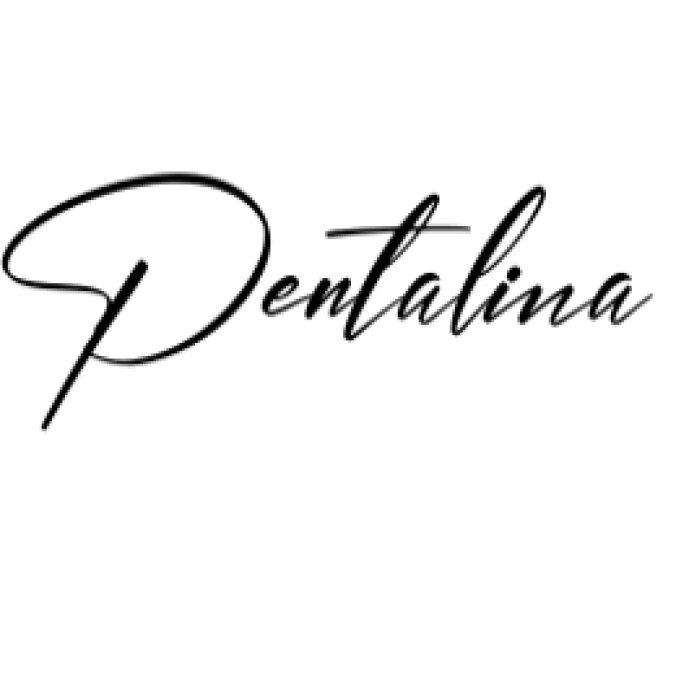 Pentalina Font Preview