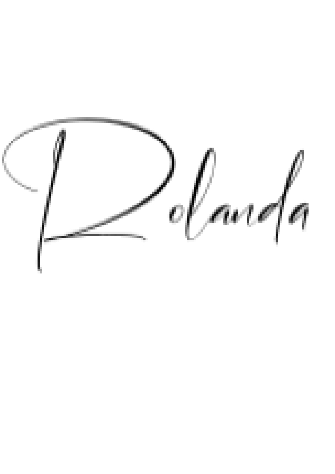 Rolanda Font Preview