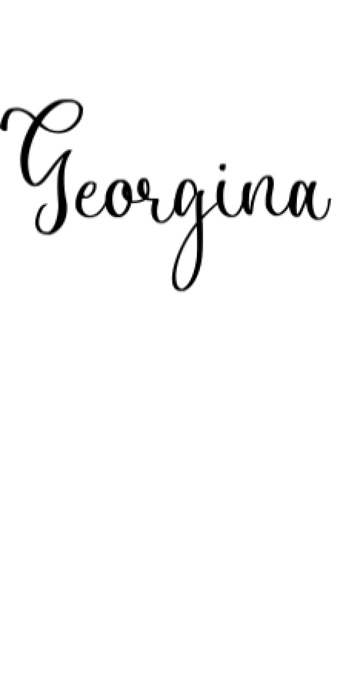 Georgina Font Preview