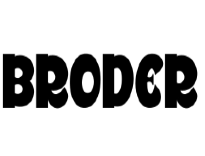 Broder Font Preview