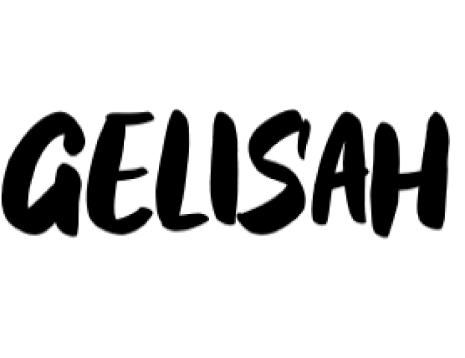 Gelisah Font Preview