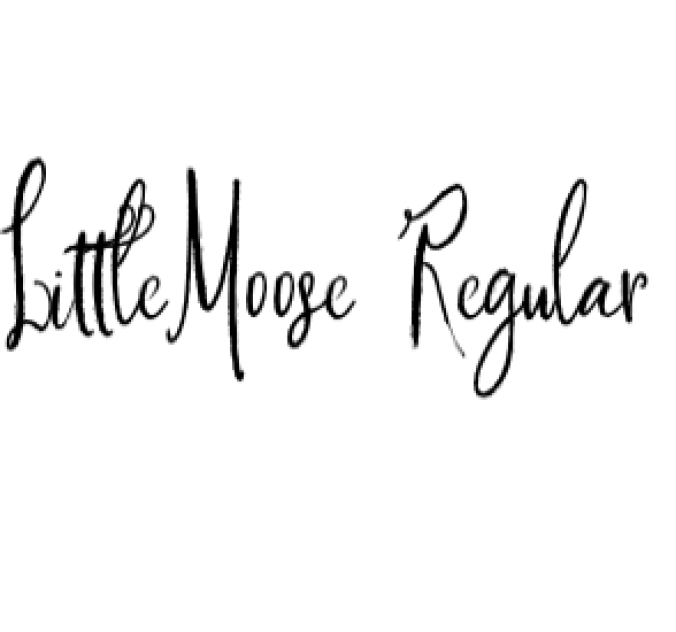 Little Moose Font Preview