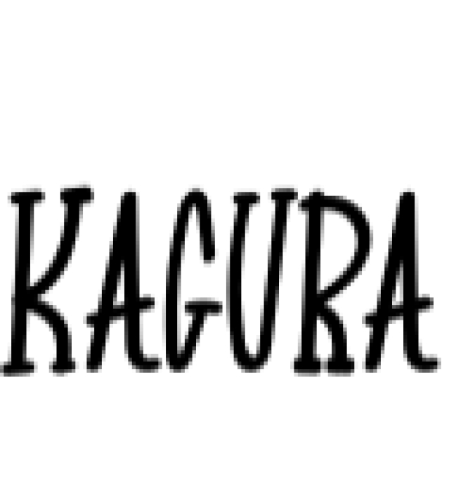 Kagura Font Preview