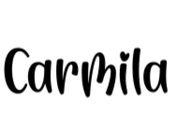 Carmila Font Preview