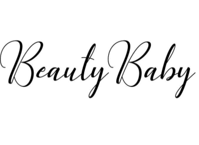 Beauty Baby Font Preview