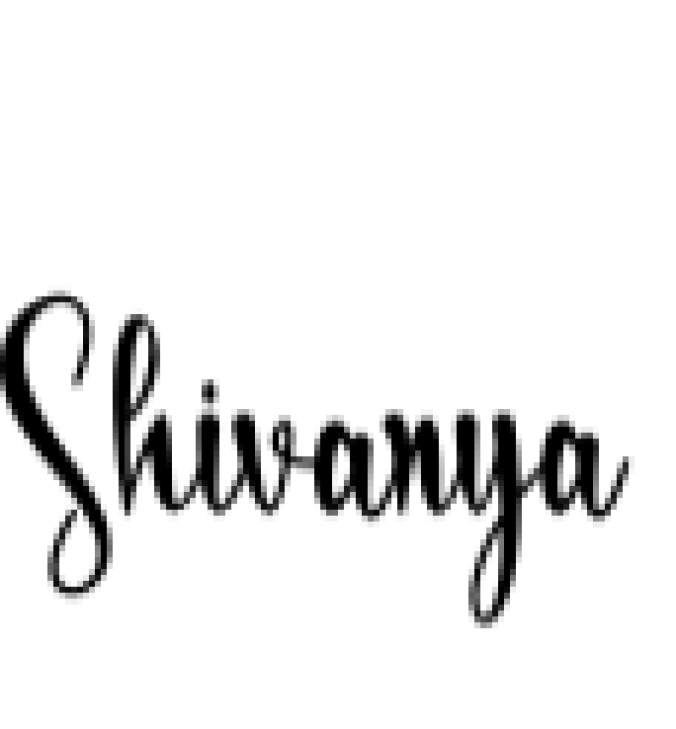 Shivanya Font Preview