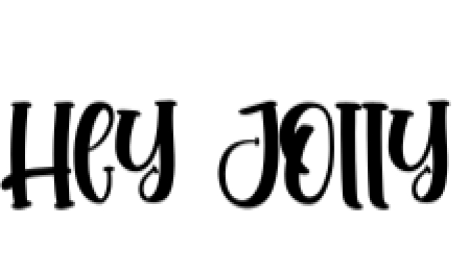 Hey Jolly Font Preview