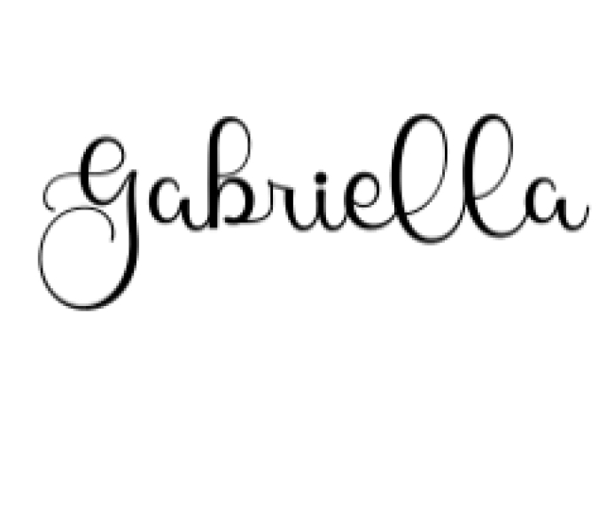Gabriella Font Preview