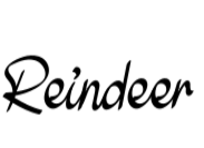 Reindeer Font Preview