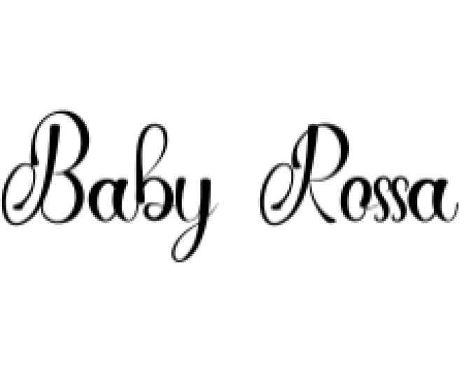 Baby Rossa Font Preview