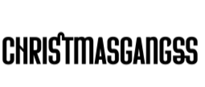 Christmas Gangss Font Preview