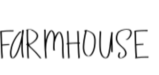 Welcome Farmhouse Font Preview