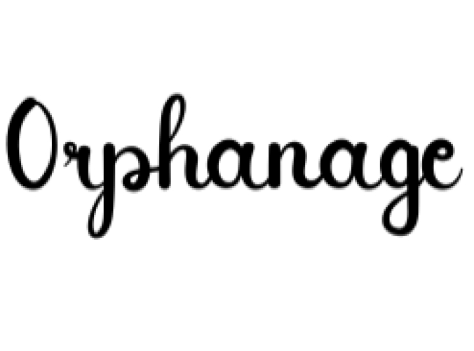 Orphanage Font Preview
