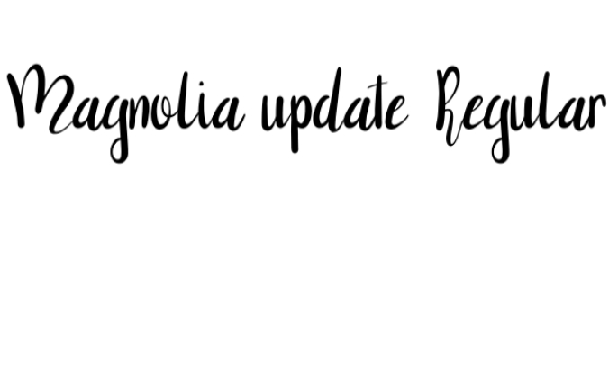 Magnolia Font Preview