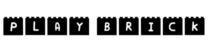 Play Brick Font Preview