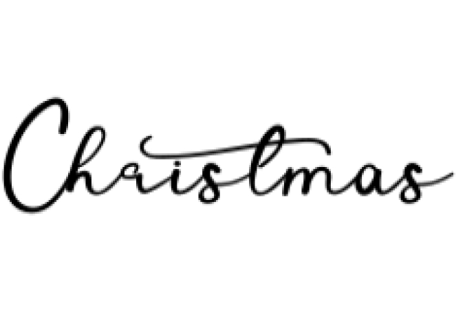 Christmas Font Preview