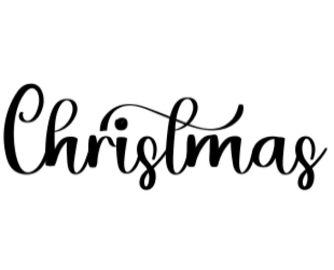 Christmas Font Preview