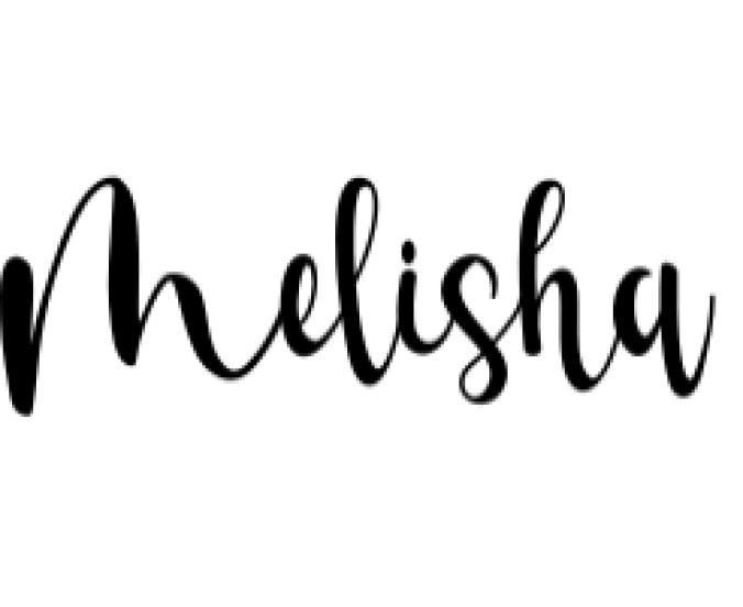 Melisha Font Preview