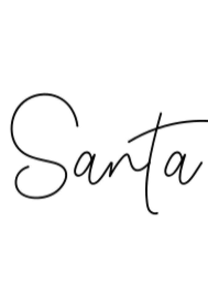 Santa Font Preview