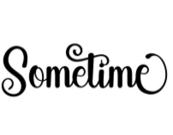 Sometime Font Preview