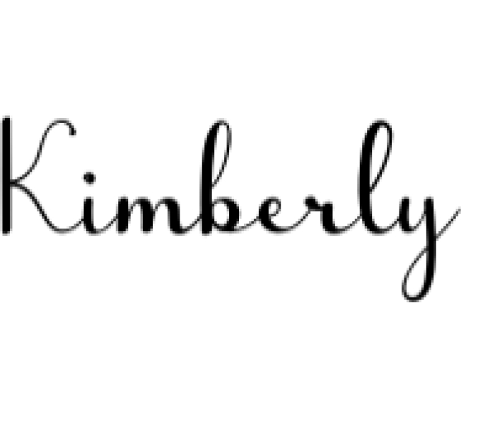 Kimberly Font Preview