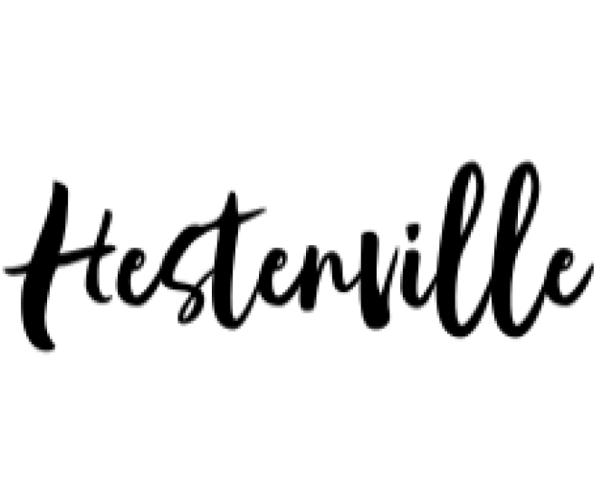Hestenville Font Preview