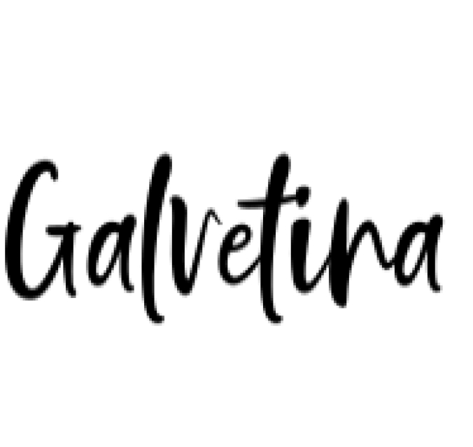 Galvetina Font Preview
