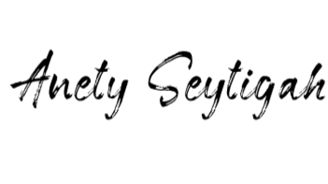 Anety Seytigah Font Preview