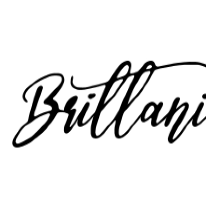 Brittani Font Preview