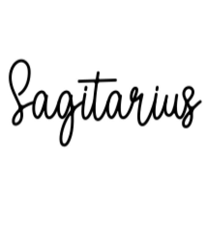 Hello Sagitarius Font Preview