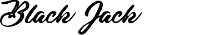 Black Jack Font Preview