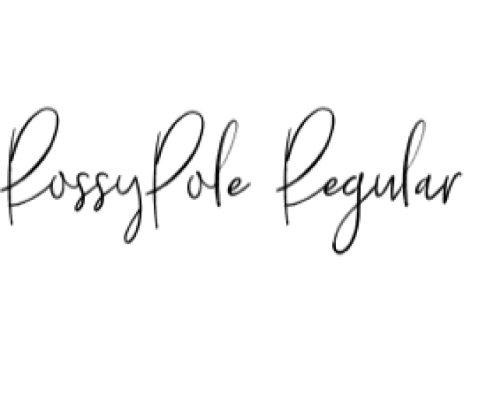 Rossy Pole Font Preview