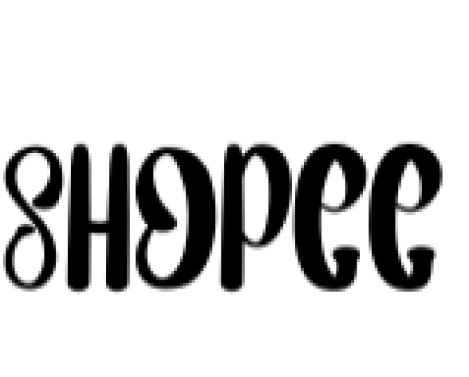 Shopee Font Preview