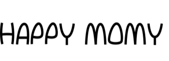 Happy Momy Font Preview
