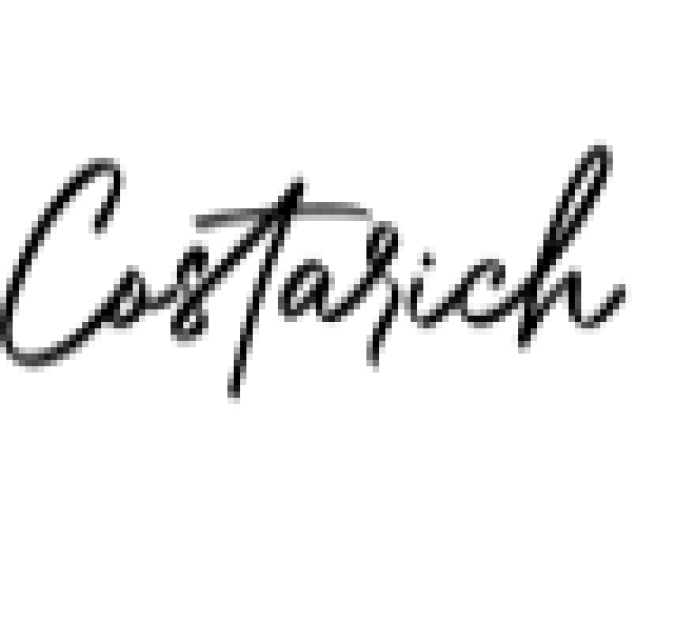 Costarich Font Preview