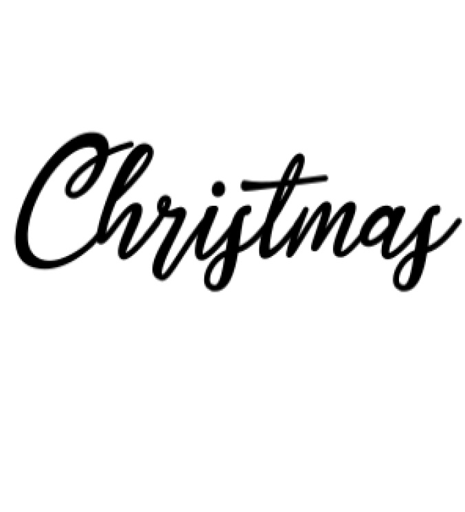 Christmas Font Preview
