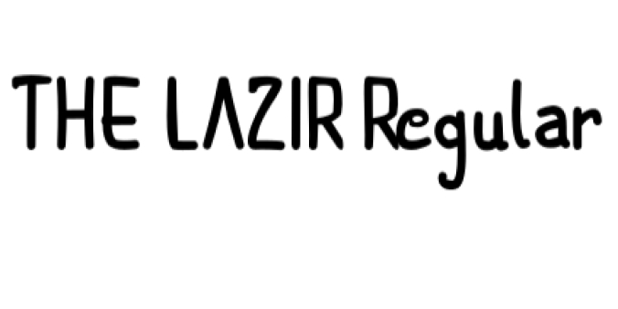 The Lazir Font Preview