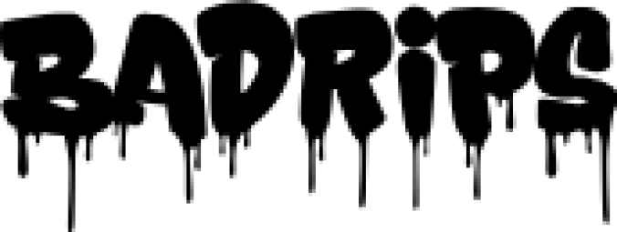 Badrips Font Preview