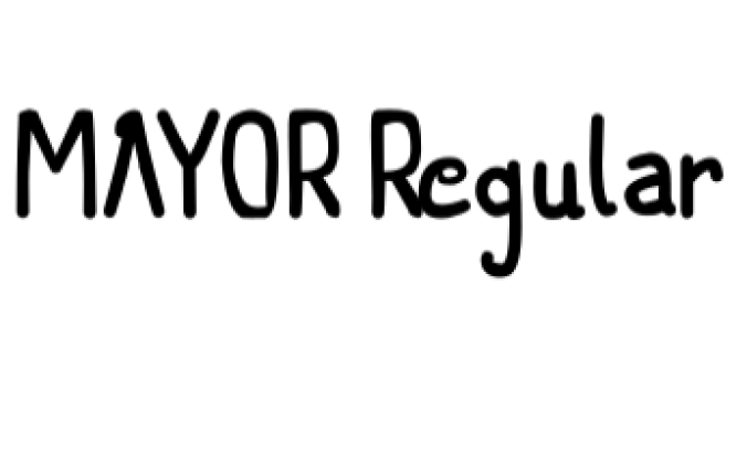 Mayor Font Preview