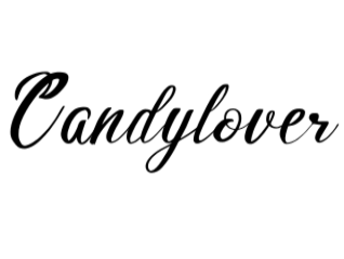 Candylover Font Preview
