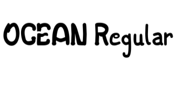 Ocean Font Preview
