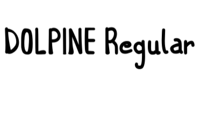 Dolpine Font Preview