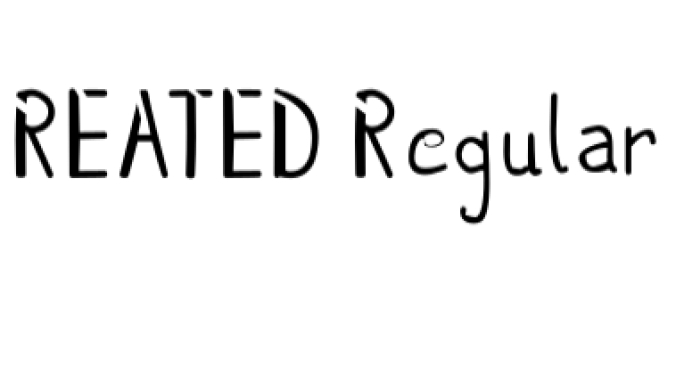 Reated Font Preview