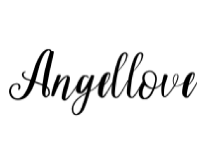 Angellove Font Preview